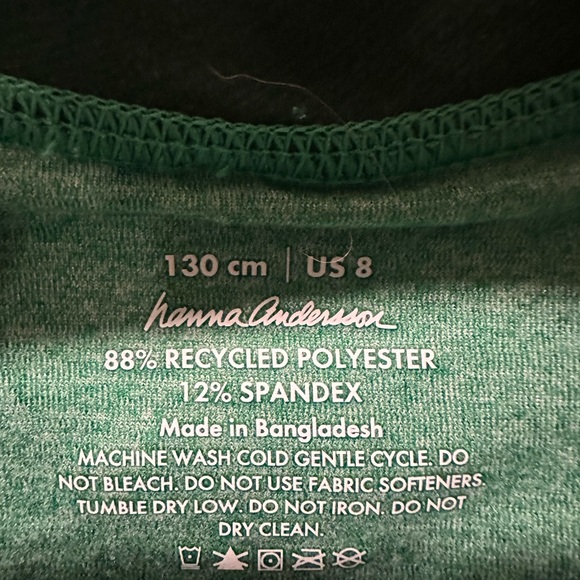 Hanna Andersson Green Recycled Polyester Top - Picture 2 of 2